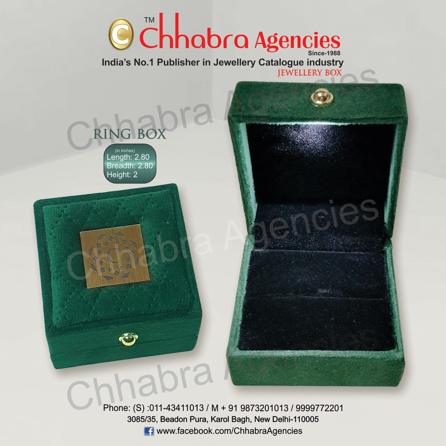 Rings  Boxes  2.80"x2.80"